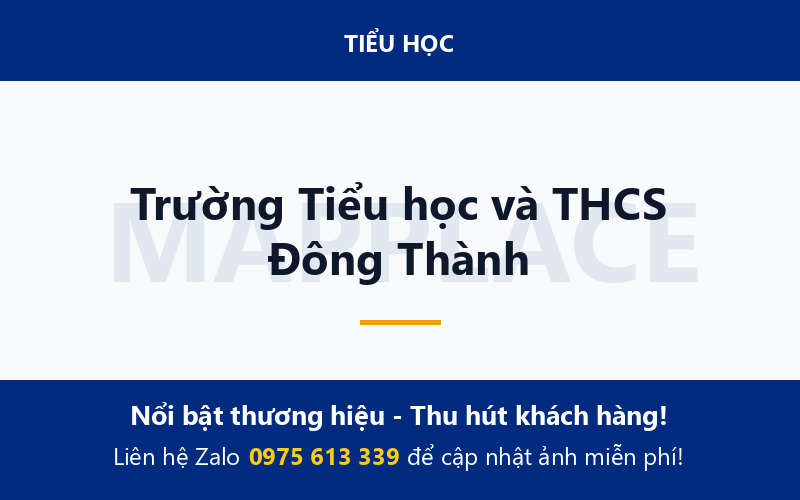 Trường Tiểu học và THCS Đông Thành