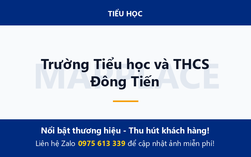Trường Tiểu học và THCS Đông Tiến