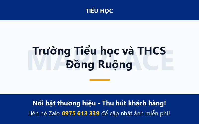 Trường Tiểu học và THCS Đồng Ruộng