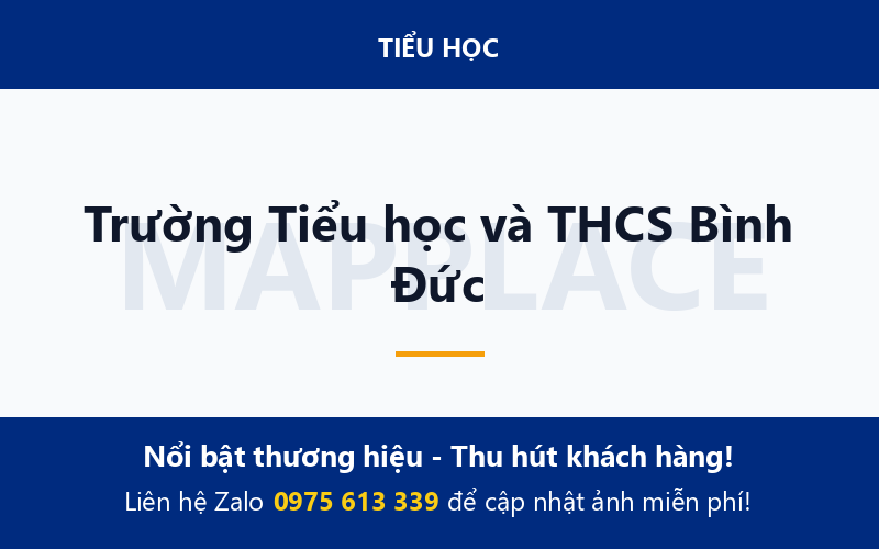 Trường Tiểu học và THCS Bình Đức