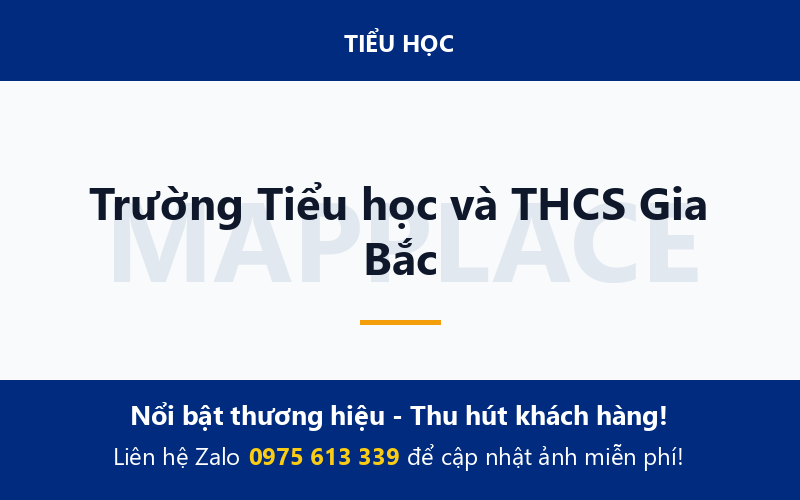 Trường Tiểu học và THCS Gia Bắc