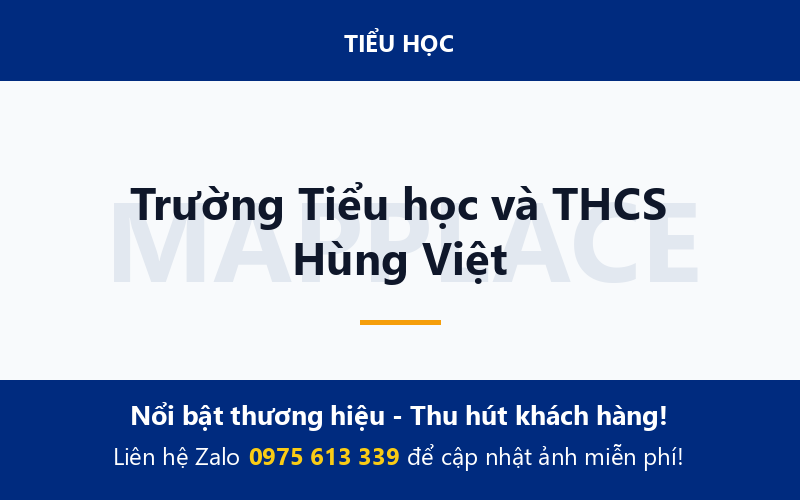 Trường Tiểu học và THCS Hùng Việt