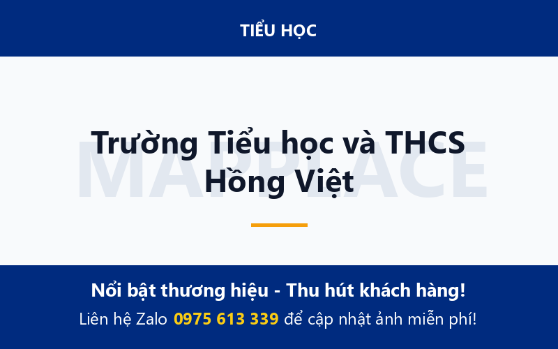 Trường Tiểu học và THCS Hồng Việt