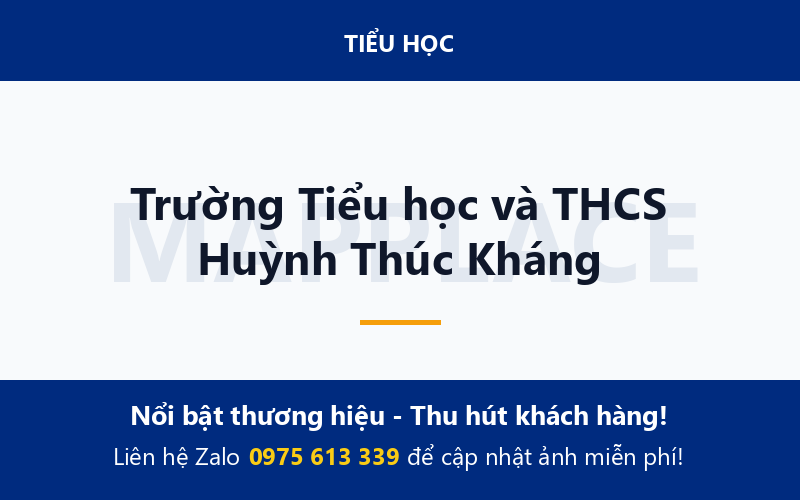 Trường Tiểu học và THCS Huỳnh Thúc Kháng