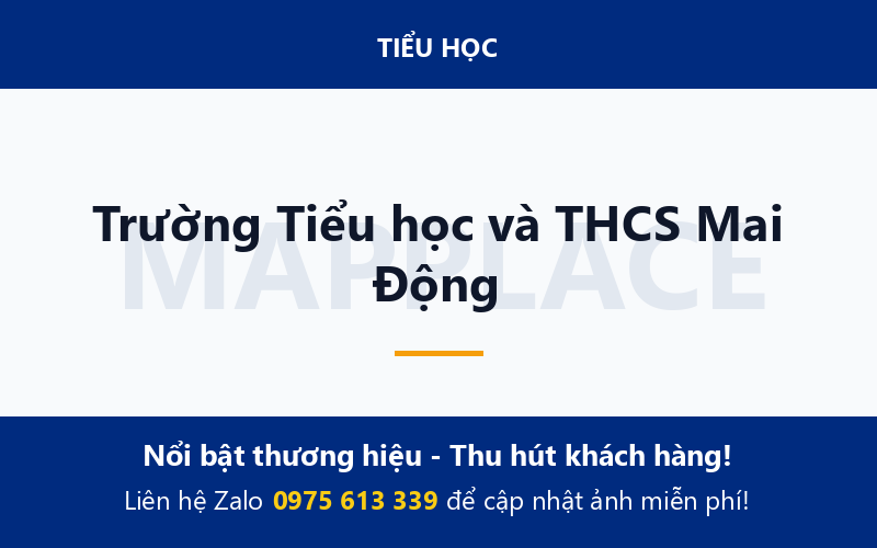 Trường Tiểu học và THCS Mai Động