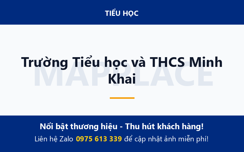 Trường Tiểu học và THCS Minh Khai