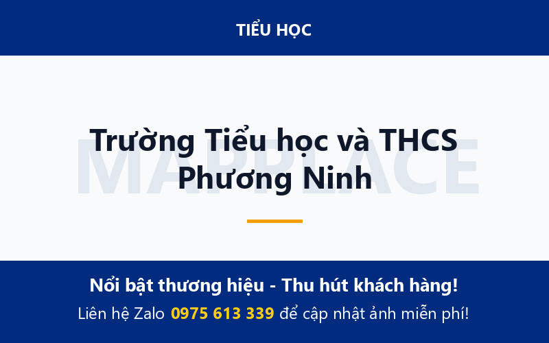 Trường Tiểu học và THCS Phương Ninh