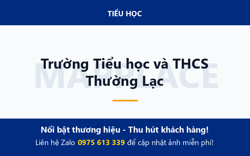 Trường Tiểu học và THCS Thường Lạc