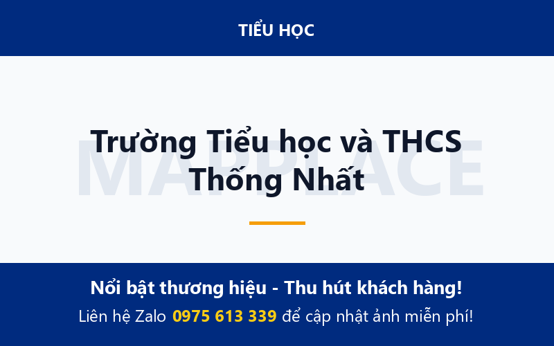 Trường Tiểu học và THCS Thống Nhất