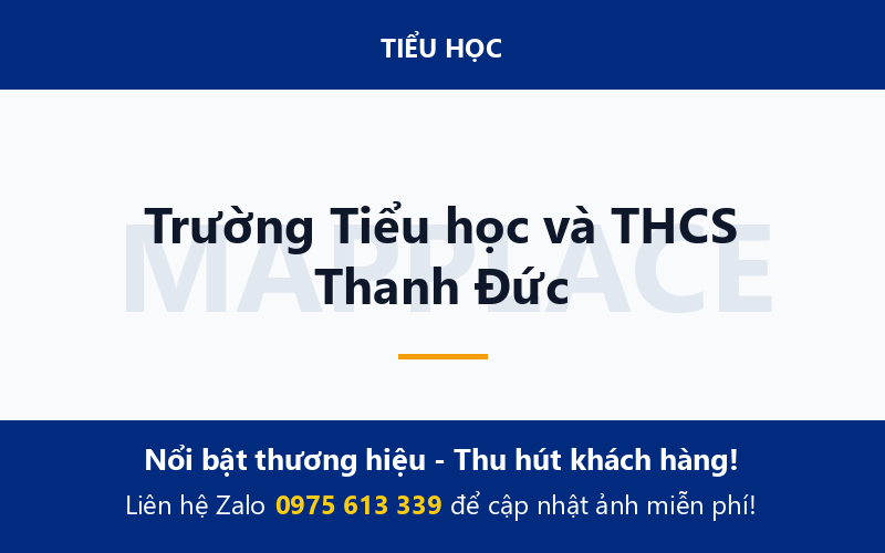 Trường Tiểu học và THCS Thanh Đức