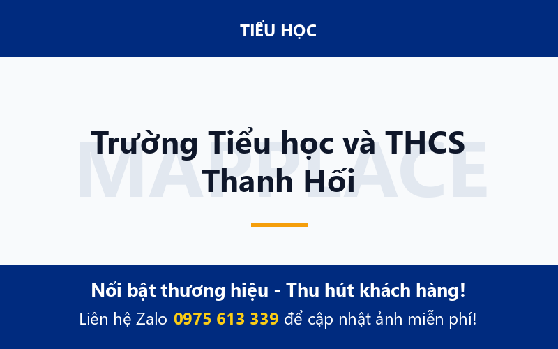 Trường Tiểu học và THCS Thanh Hối