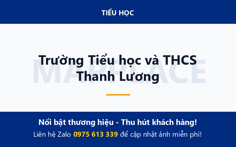 Trường Tiểu học và THCS Thanh Lương