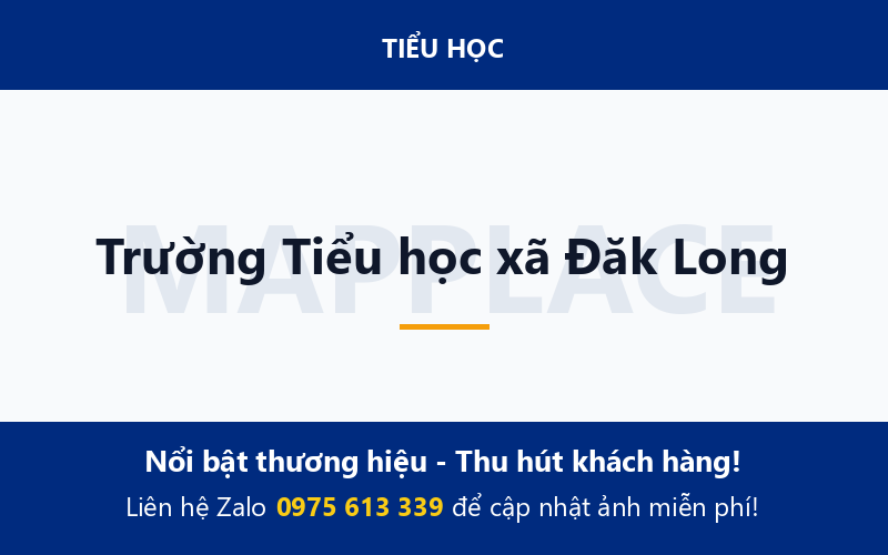 Trường Tiểu học xã Đăk Long