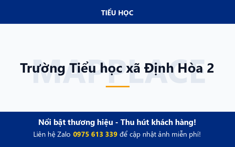 Trường Tiểu học xã Định Hòa 2