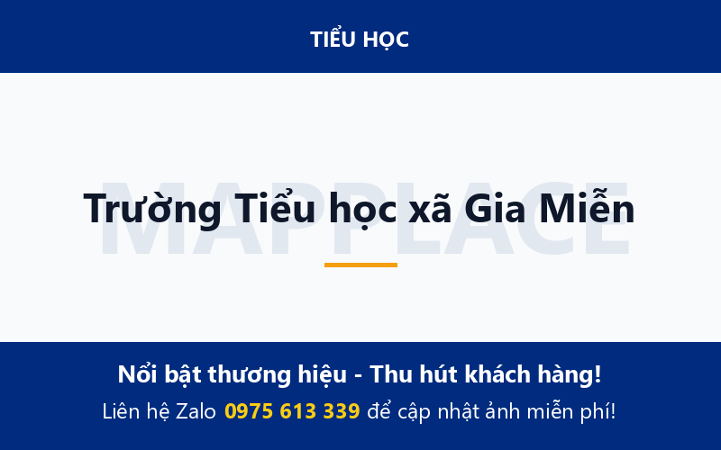 Trường Tiểu học xã Gia Miễn