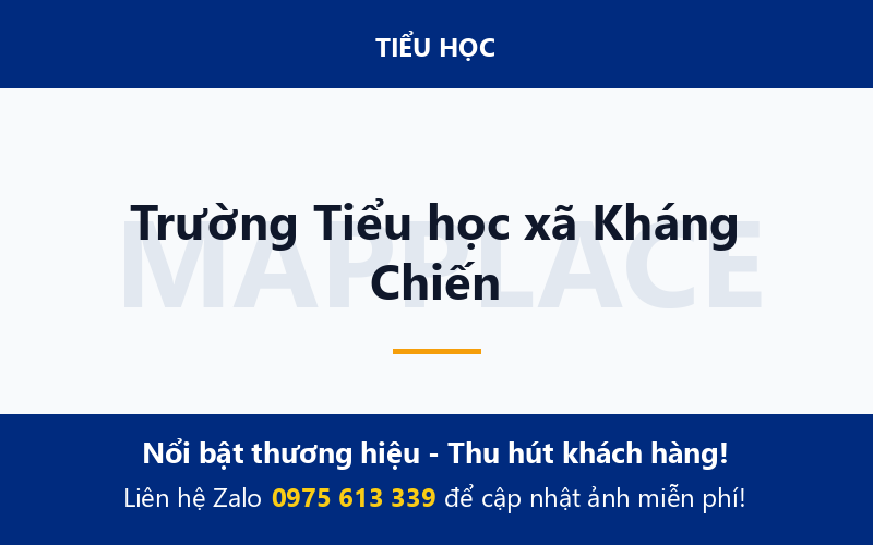 Trường Tiểu học xã Kháng Chiến