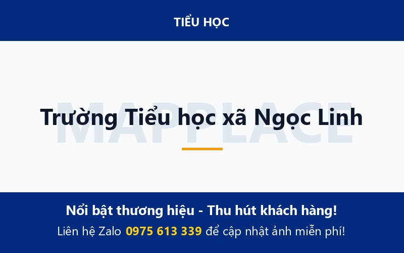 Trường Tiểu học xã Ngọc Linh