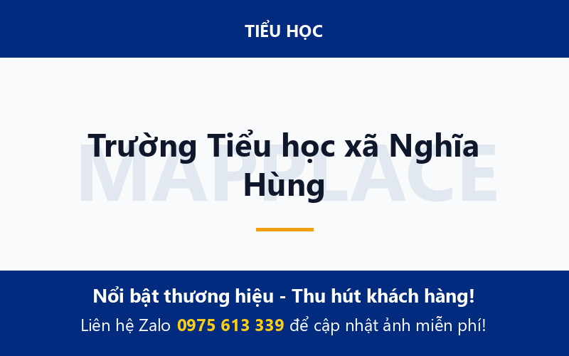 Trường Tiểu học xã Nghĩa Hùng