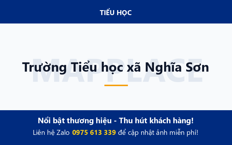 Trường Tiểu học xã Nghĩa Sơn