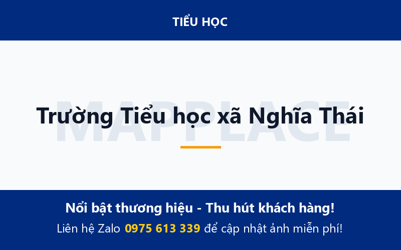 Trường Tiểu học xã Nghĩa Thái