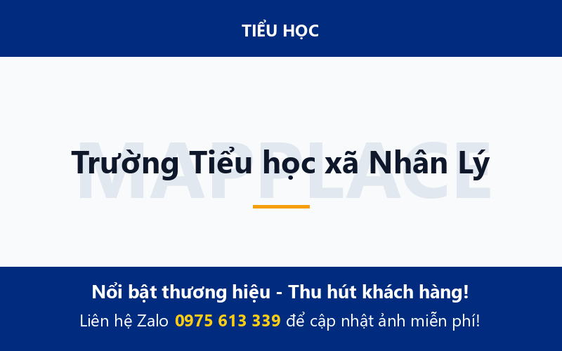Trường Tiểu học xã Nhân Lý