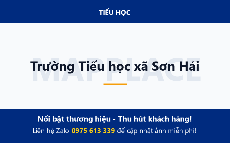 Trường Tiểu học xã Sơn Hải