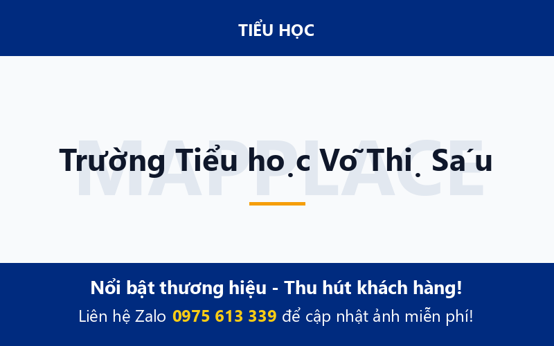 Trường Tiểu học Võ Thị Sáu