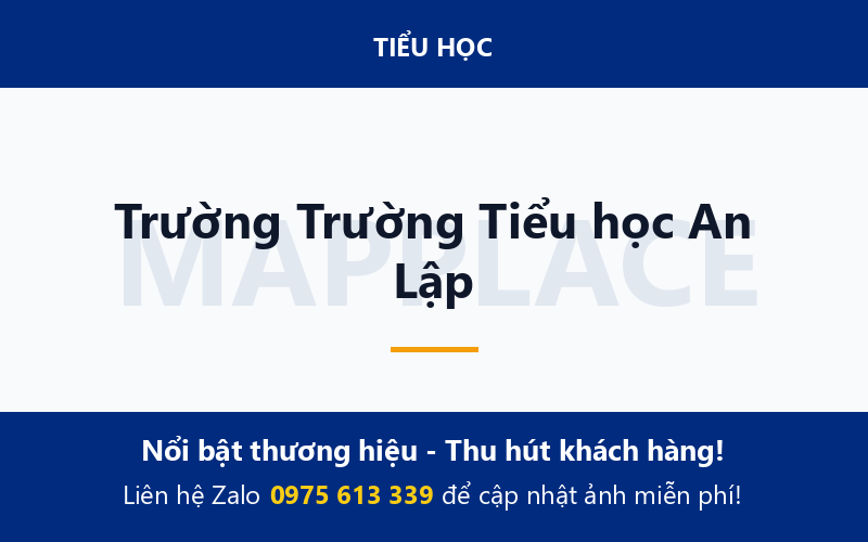 Trường Trường Tiểu học An Lập