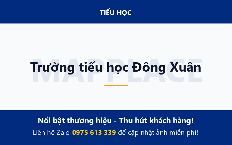 Trường tiểu học Đông Xuân