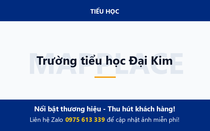 Trường tiểu học Đại Kim