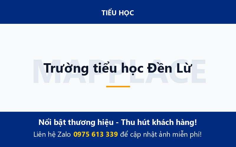 Trường tiểu học Đền Lừ
