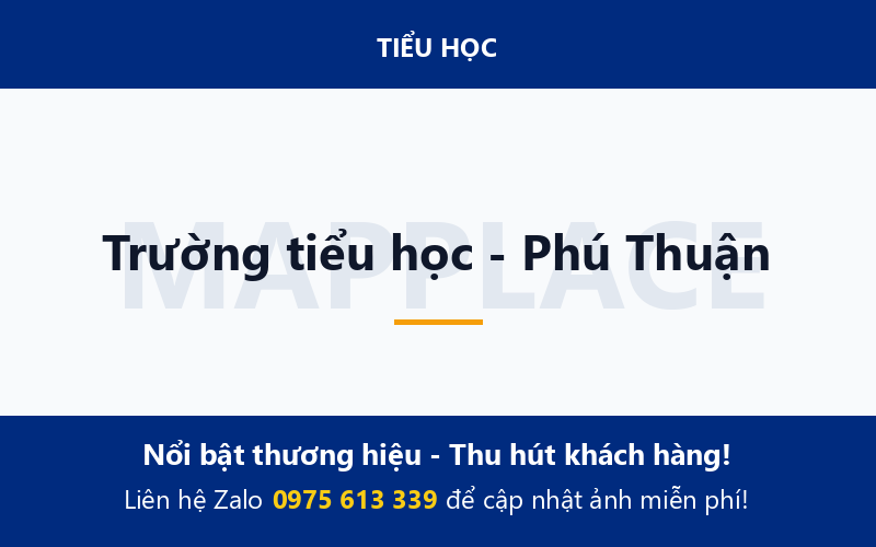 Trường tiểu học - Phú Thuận