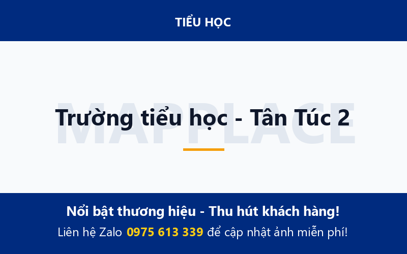 Trường tiểu học - Tân Túc 2