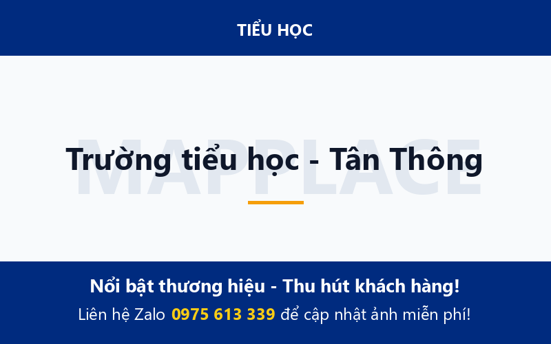 Trường tiểu học - Tân Thông