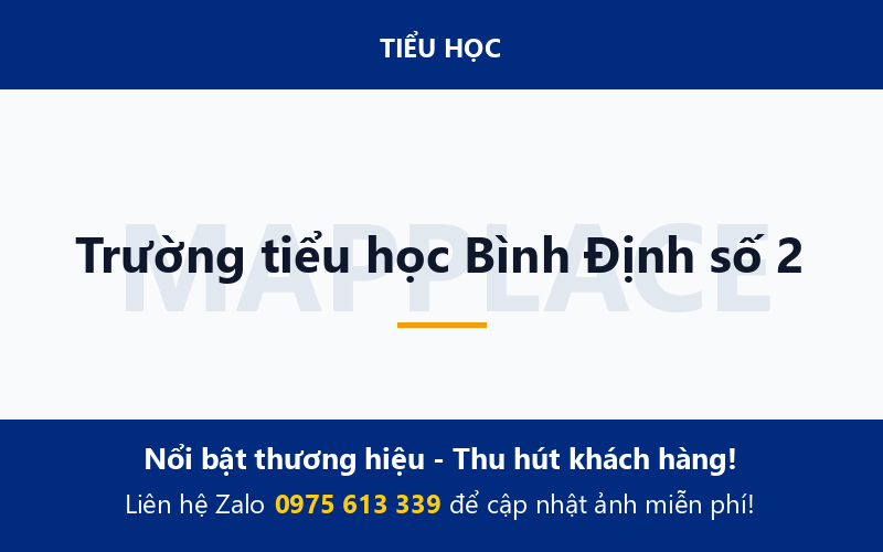 Trường tiểu học Bình Định số 2