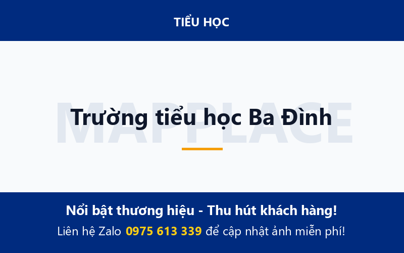 Trường tiểu học Ba Đình