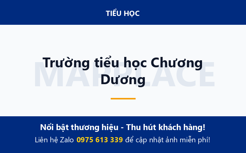 Trường tiểu học Chương Dương