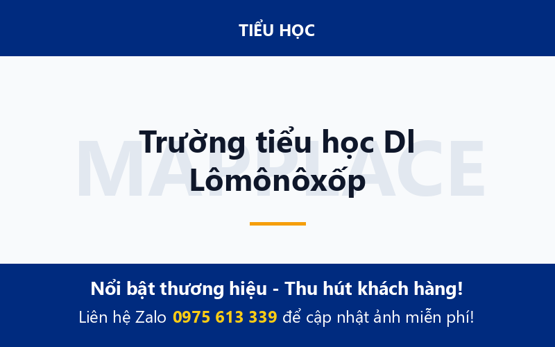 Trường tiểu học Dl Lômônôxốp