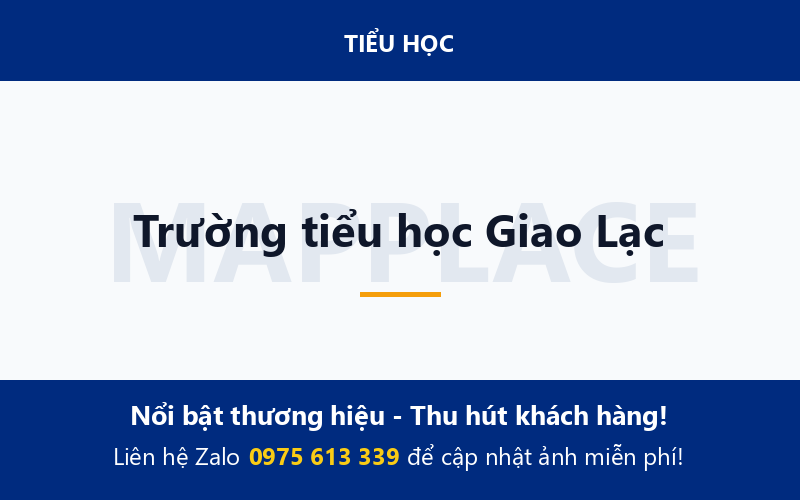 Trường tiểu học Giao Lạc