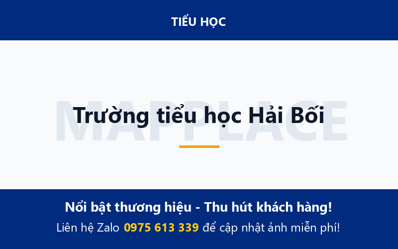 Trường tiểu học Hải Bối