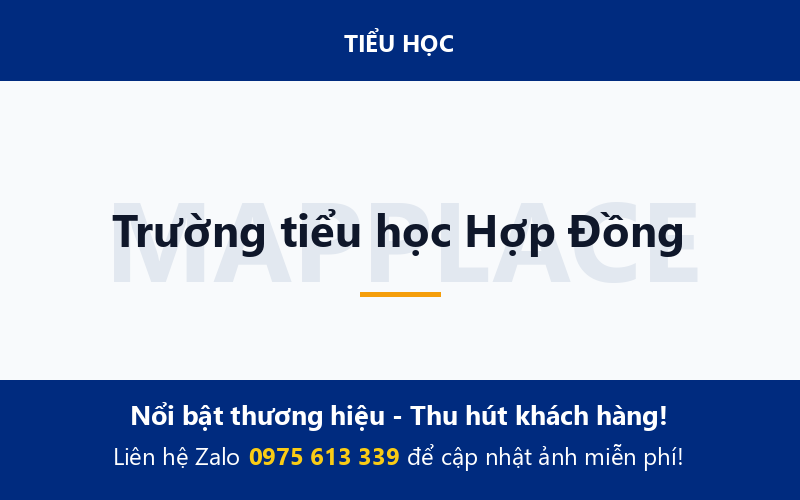 Trường tiểu học Hợp Đồng