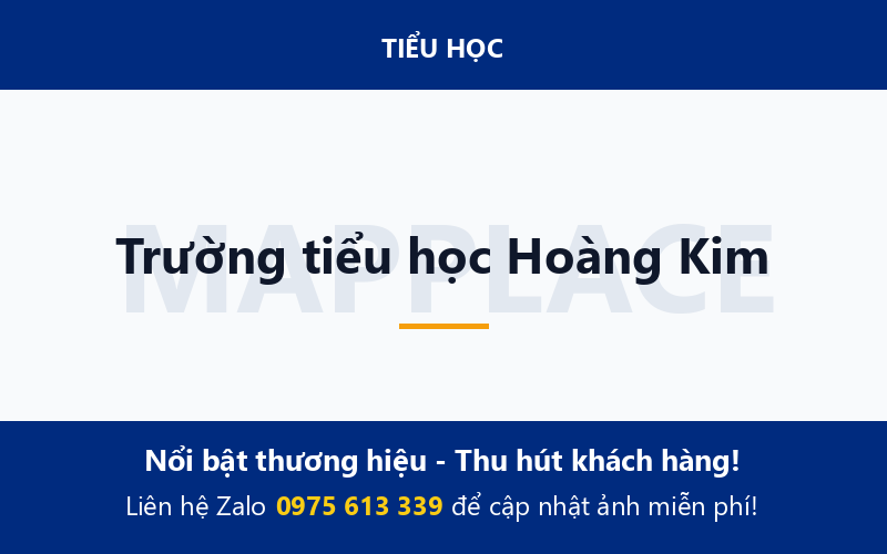 Trường tiểu học Hoàng Kim