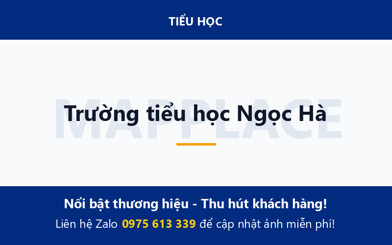 Trường tiểu học Ngọc Hà