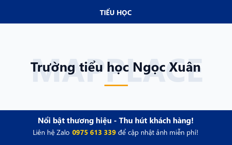 Trường tiểu học Ngọc Xuân
