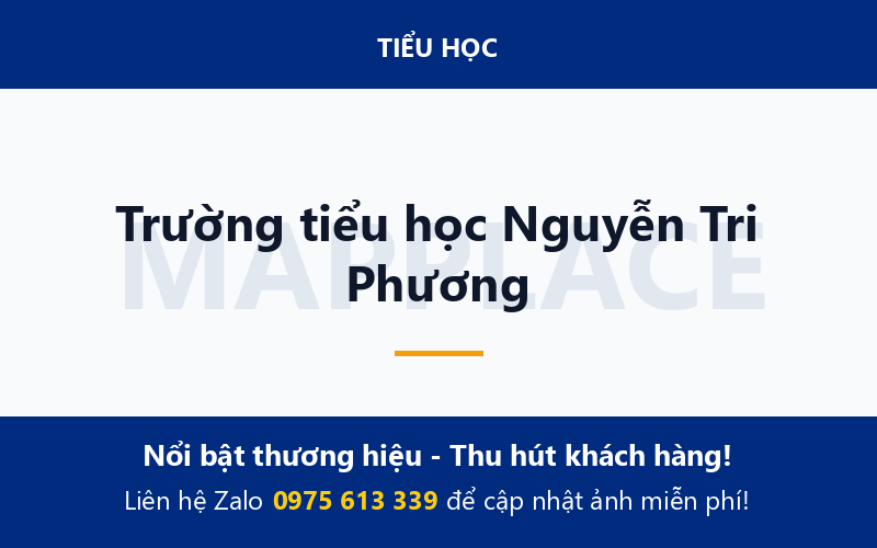 Trường tiểu học Nguyễn Tri Phương
