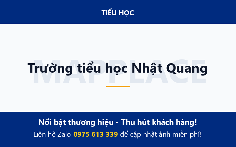 Trường tiểu học Nhật Quang