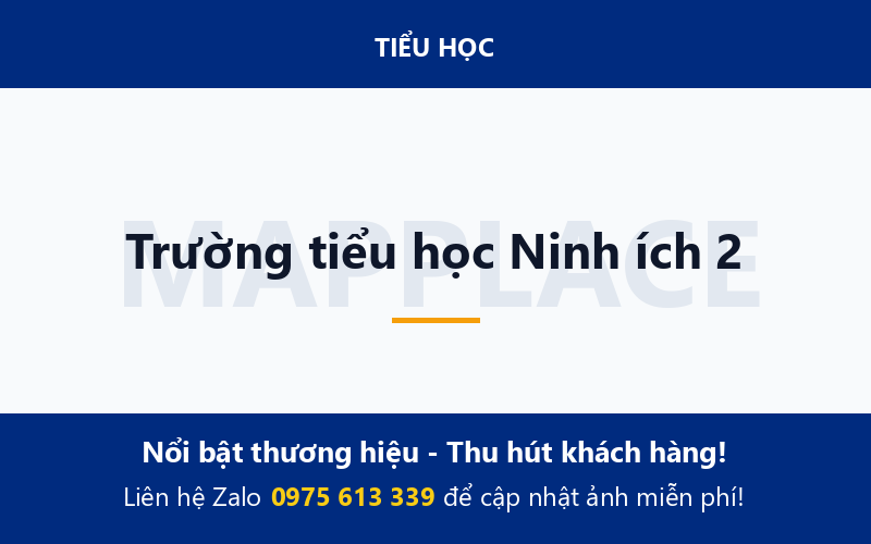 Trường tiểu học Ninh ích 2