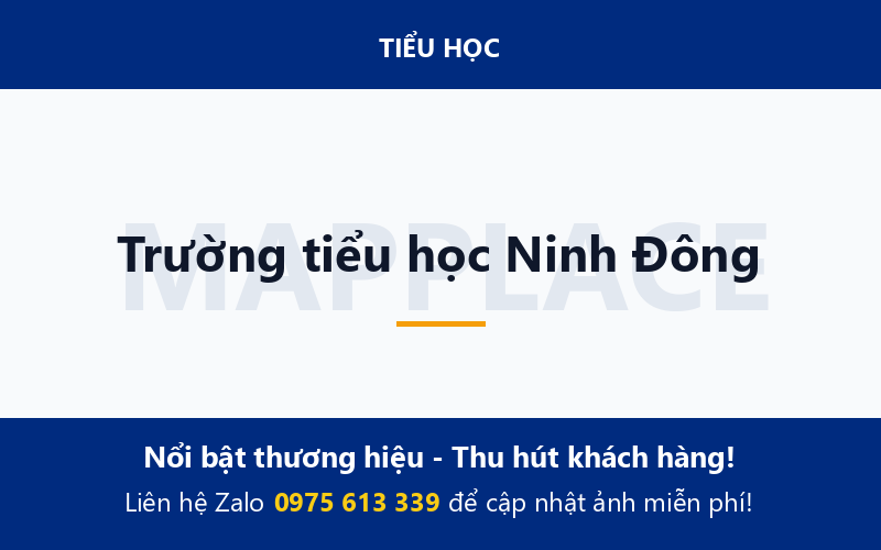 Trường tiểu học Ninh Đông