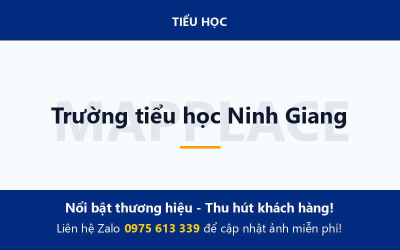 Trường tiểu học Ninh Giang