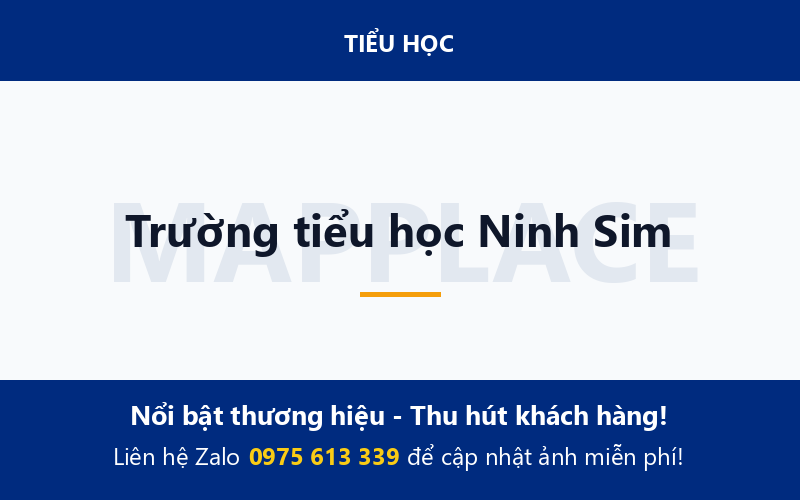Trường tiểu học Ninh Sim